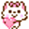 Стикер 9 Pixel Art #pixel #cute #girl