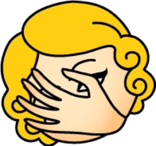 🤦‍♂️ Стикер «Блондинка» для Telegram