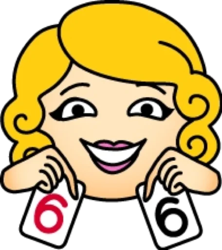 🃏 Стикер «Блондинка» для Telegram