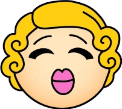 😘 Стикер «Блондинка» для Telegram