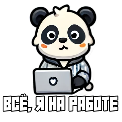 🫣 Стикер «G Panda» для Telegram