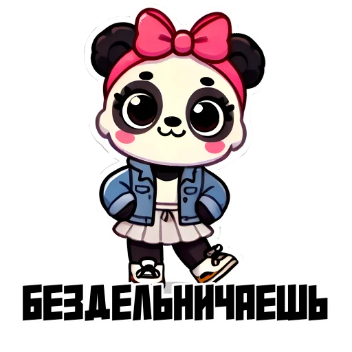😋 Стикер «G Panda» для Telegram