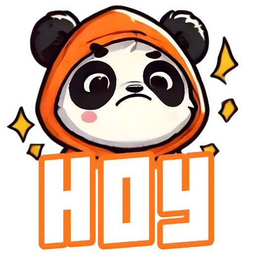 ⛔ Стикер «G Panda» для Telegram