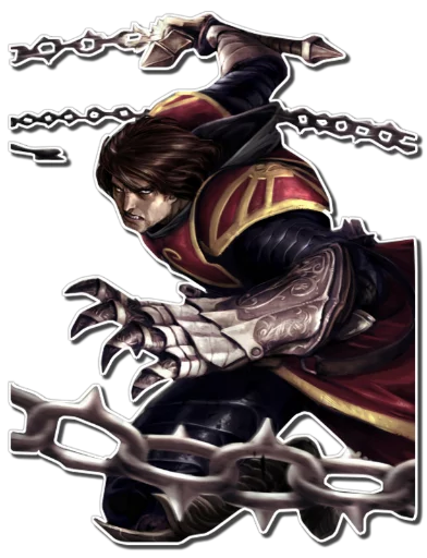 😠 Стикер «Gabriel Belmont & Alucard [รקร]» для Telegram