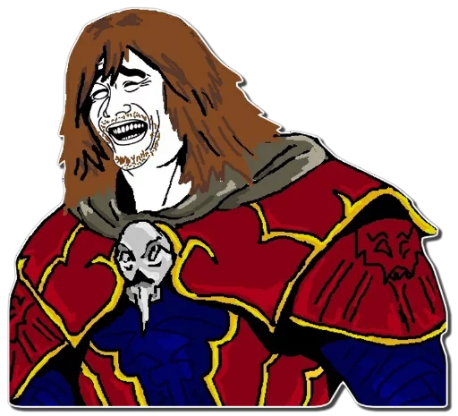 😄 Стикер «Gabriel Belmont & Alucard [รקร]» для Telegram