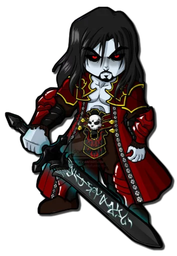 😡 Стикер «Gabriel Belmont & Alucard [รקร]» для Telegram