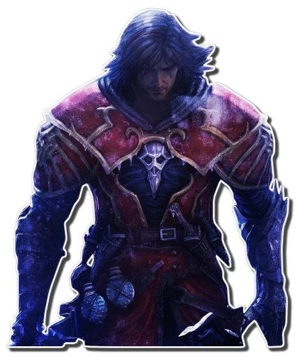 👿 Стикер «Gabriel Belmont & Alucard [รקร]» для Telegram