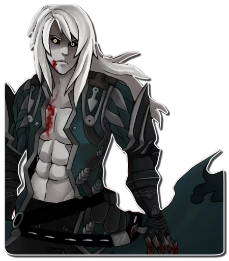 👿 Стикер «Gabriel Belmont & Alucard [รקร]» для Telegram