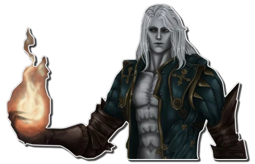 🔥 Стикер «Gabriel Belmont & Alucard [รקร]» для Telegram