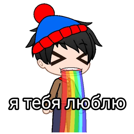 🥰 Стикер «гача срача» для Telegram