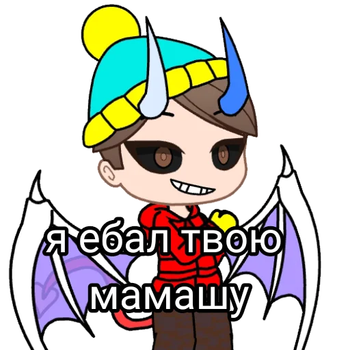 🤪 Стикер «гача срача» для Telegram