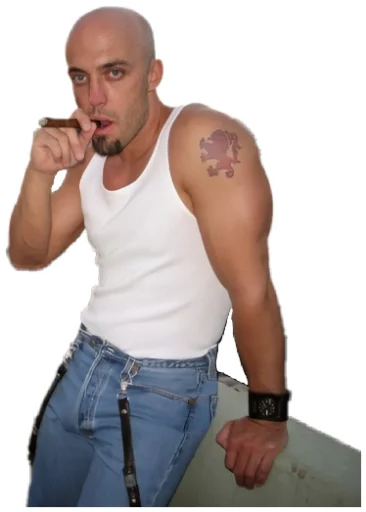 🚬 Стикер «GachimuchiHD» для Telegram