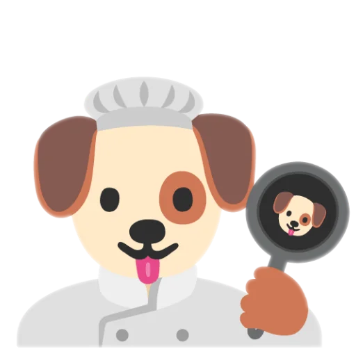 🍽 Стикер «Гав гав» для Telegram
