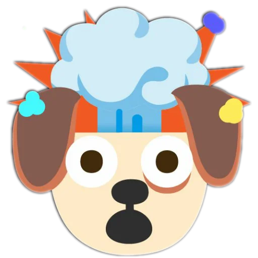 🔳 Стикер «Гав гав» для Telegram
