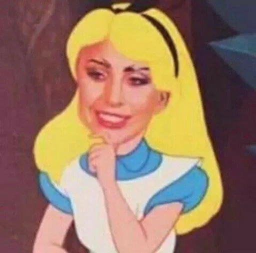 🚨 Стикер «Lady Gaga Memes» для Telegram