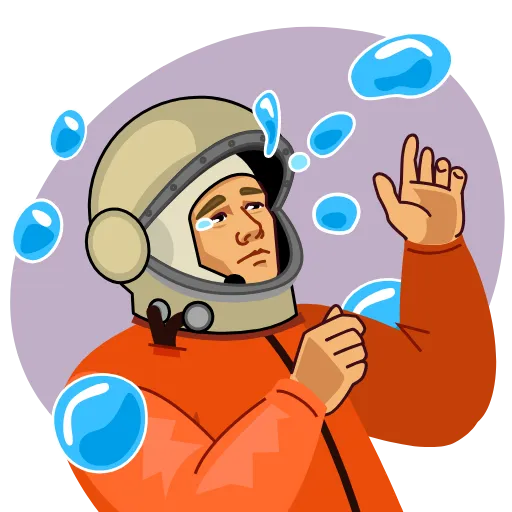 ⭐ Стикер «Гагарин» для Telegram