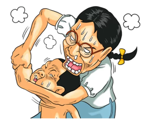 😕 Стикер «Gag Family» для Telegram