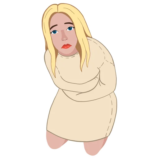 🌑 Стикер «Гала» для Telegram