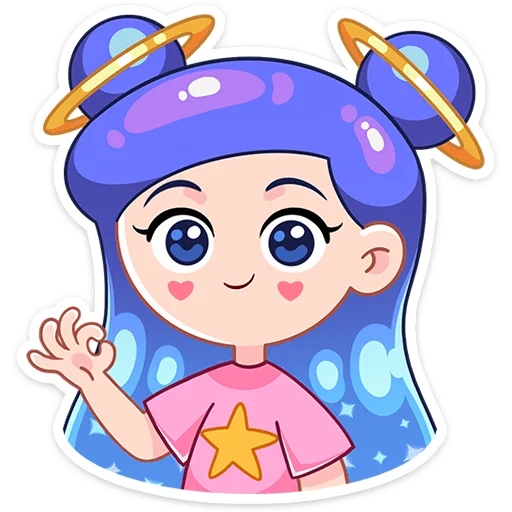 👌 Стикер «Галаксия» для Telegram