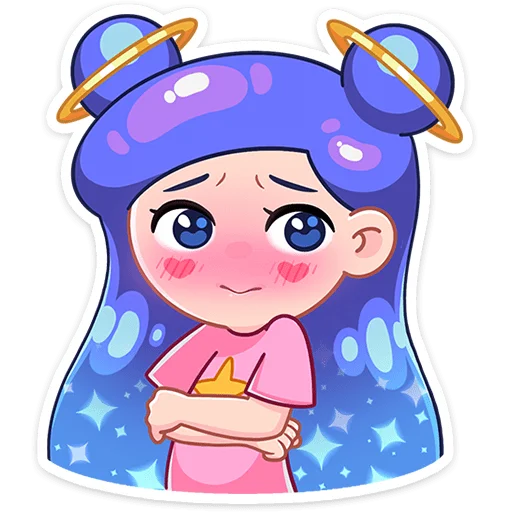 ☺ Стикер «Галаксия» для Telegram