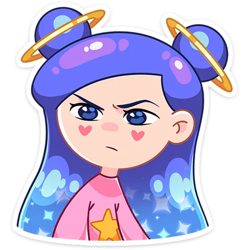 😕 Стикер «Галаксия» для Telegram