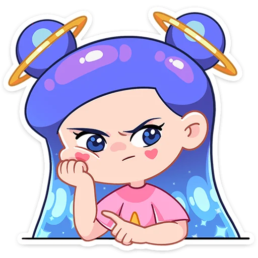 😔 Стикер «Галаксия» для Telegram