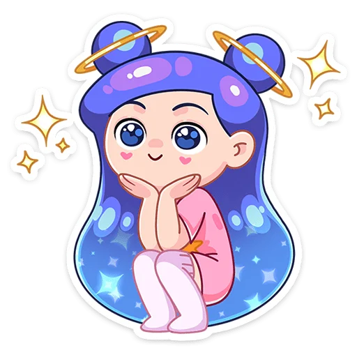 😔 Стикер «Галаксия» для Telegram
