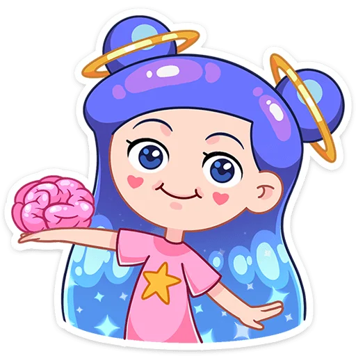 😔 Стикер «Галаксия» для Telegram