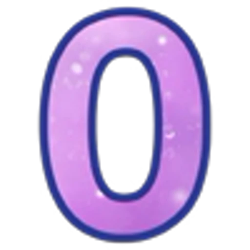 0️⃣ Эмодзи «Galaxy Font» для Telegram