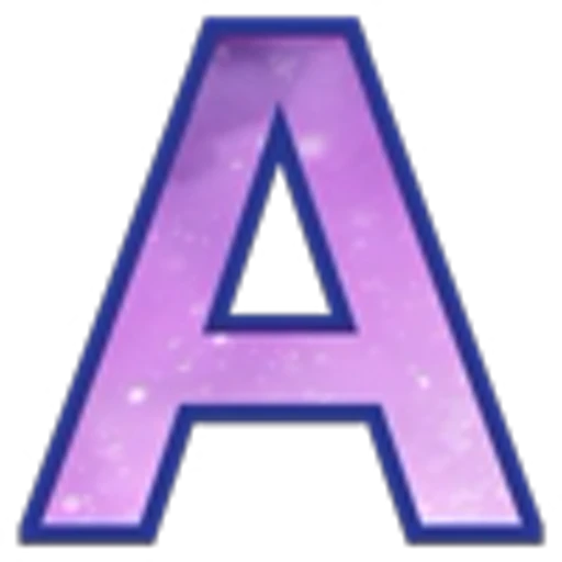 Стикерпак Galaxy Font для Telegram