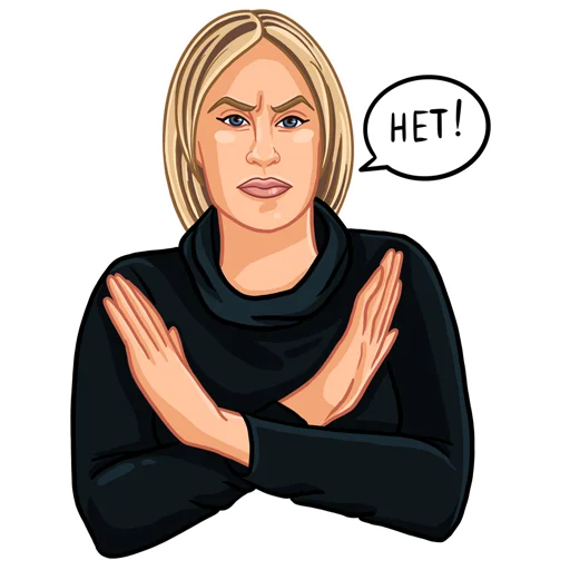 😠 Стикер «GalinaM» для Telegram