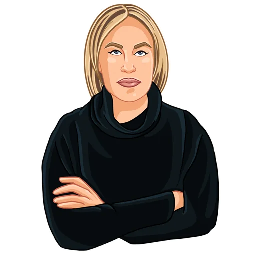 😑 Стикер «GalinaM» для Telegram