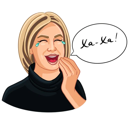 😂 Стикер «GalinaM» для Telegram