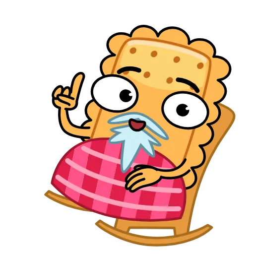 👩‍🦳 Стикер «Galleta» для Telegram