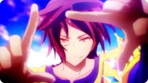 Стикерпак no game no life для Telegram