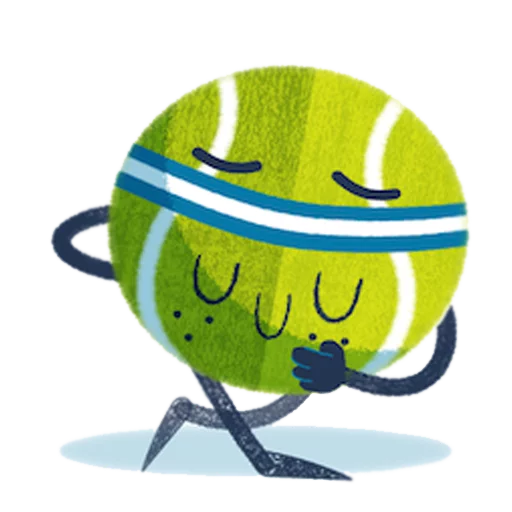 ☺️ Стикер «Game, Set, Match» для Telegram