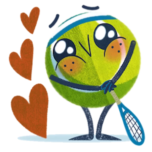 😍 Стикер «Game, Set, Match» для Telegram