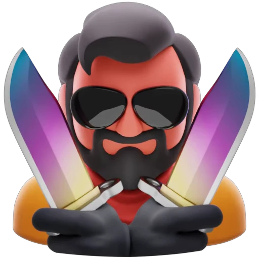 😈 Стикер «CS 2» для Telegram