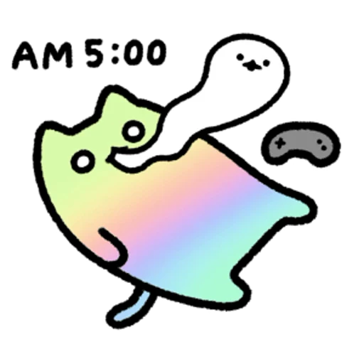 👻 Стикер «Gaming Cat» для Telegram