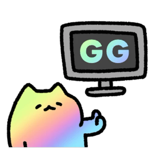 👍 Стикер «Gaming Cat» для Telegram