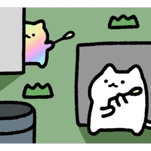 ⚔️ Стикер «Gaming Cat» для Telegram