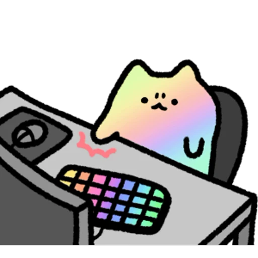 🎮 Стикер «Gaming Cat» для Telegram