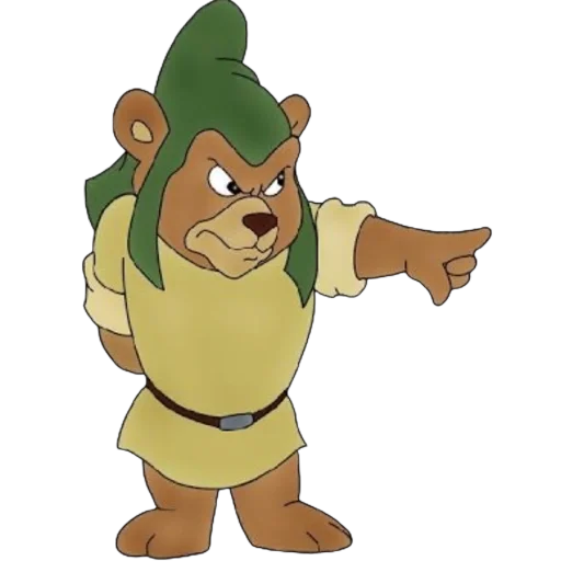 ☝ Стикер «Disneys Adventures of the Gummi Bears» для Telegram