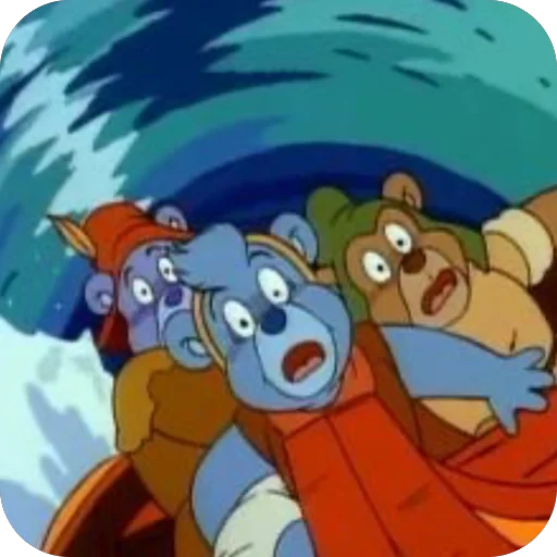 😟 Стикер «Disneys Adventures of the Gummi Bears» для Telegram