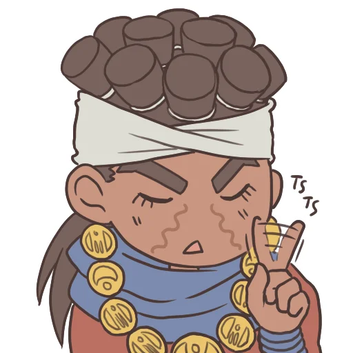 🤫 Стикер «Cute Jojo´s» для Telegram