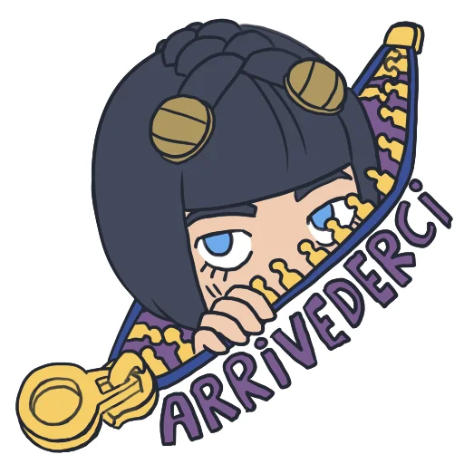 🤐 Стикер «Cute Jojo´s» для Telegram