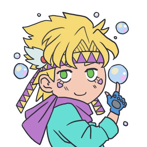 ☺ Стикер «Cute Jojo´s» для Telegram
