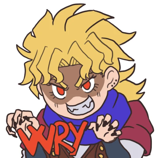 😈 Стикер «Cute Jojo´s» для Telegram