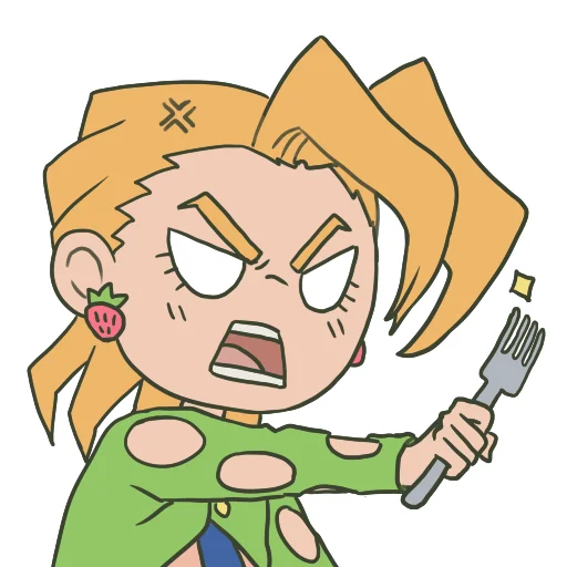 🍴 Стикер «Cute Jojo´s» для Telegram