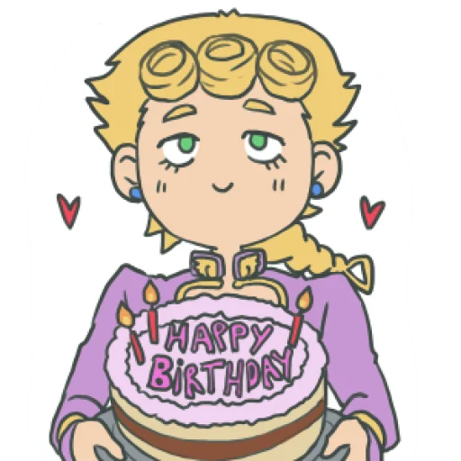 🎂 Стикер «Cute Jojo´s» для Telegram